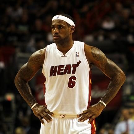 LeBron James suffocating in South Beach heat