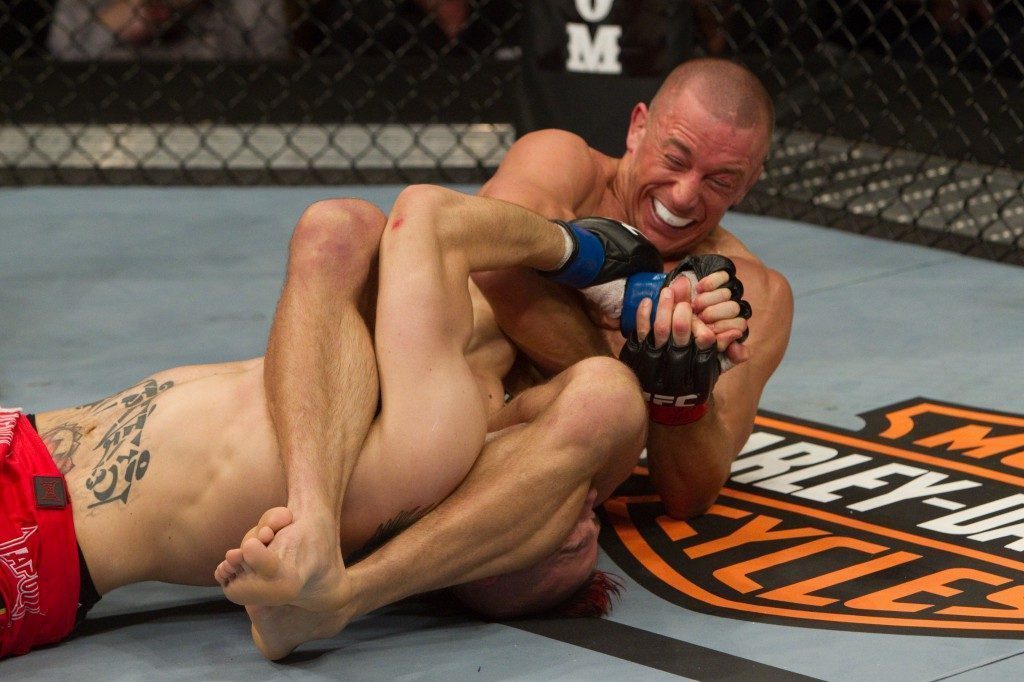 Georges St. Pierre vs. Dan Hardy at UFC 111