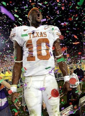 Vince Young after the 2006 Rose Bowl