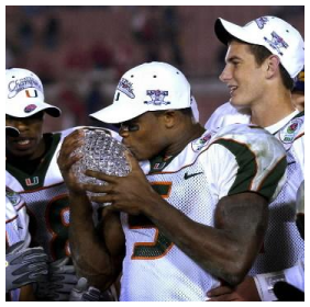 The 2001 Miami Hurricanes national champions